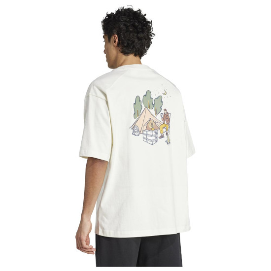 Adidas Ανδρική κοντομάνικη μπλούζα Doodle Camp Tee